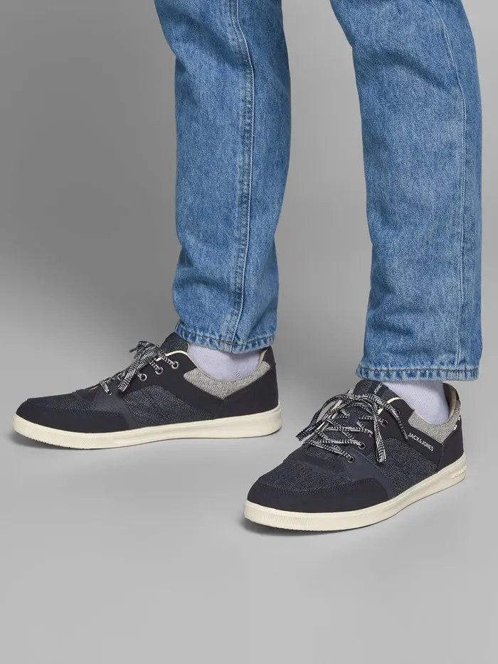 Trainers JACK and JONES Mens LOW TOP COTTON SNEAKERS Blue Navy Blazer Cheap On Sale Trainers JACK and JONES Mens LOW TOP COTTON SNEAKERS Blue Navy Blazer Cheap On Sale