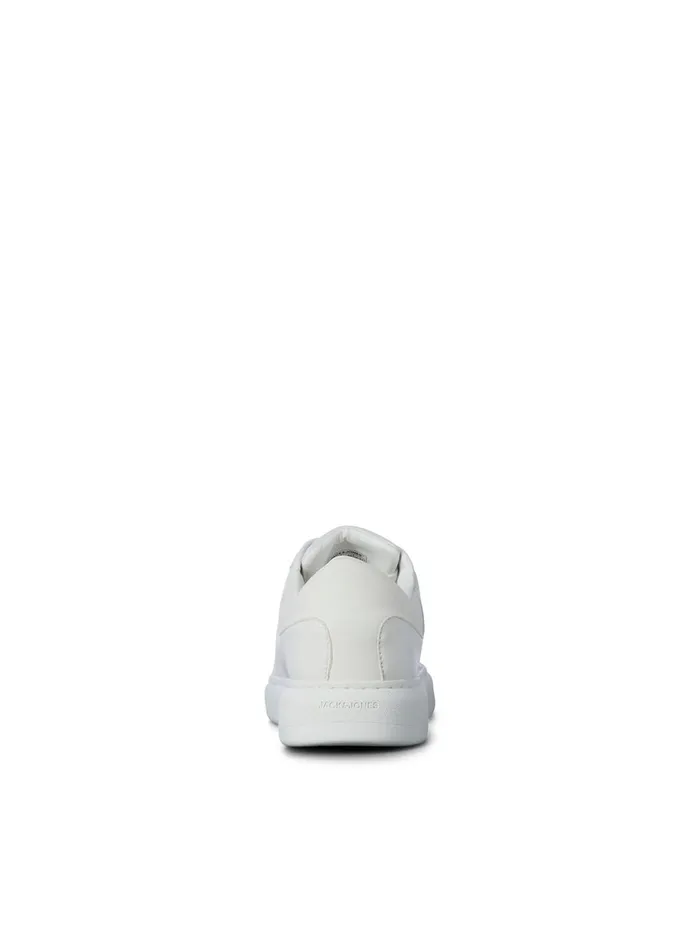 Trainers JACK and JONES Mens PU LEATHER SNEAKERS White Bright White Popular