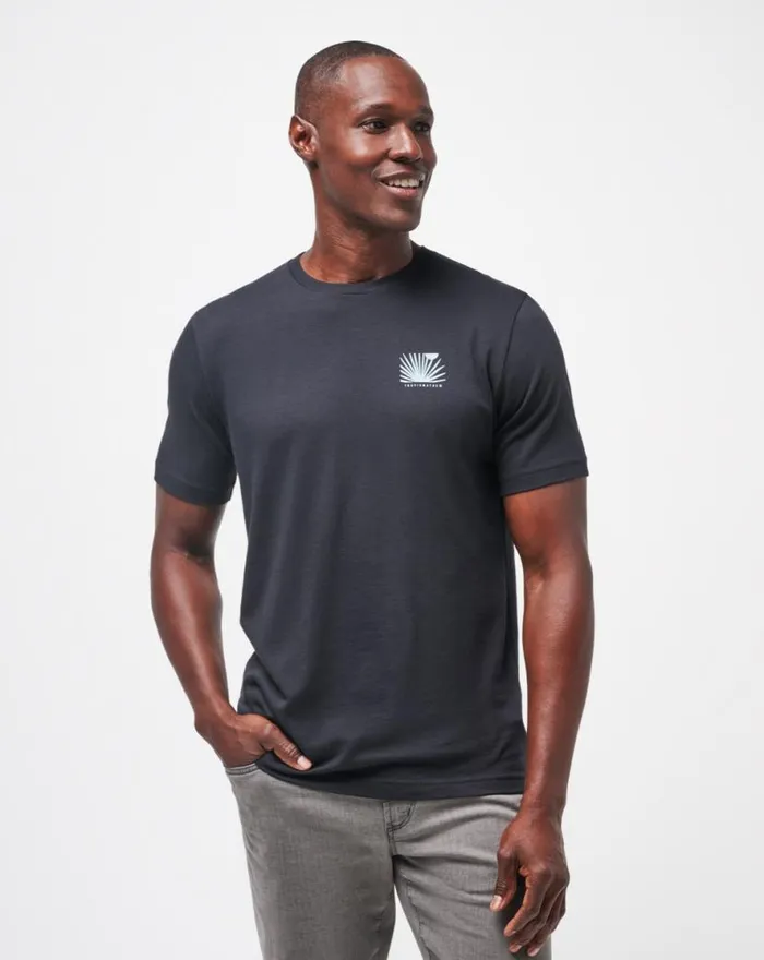 TravisMathew ANCIENT ROYALS TEE Black Men Tees