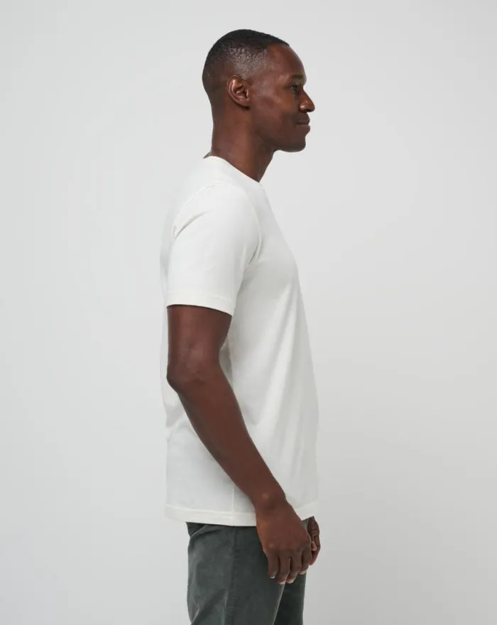 TravisMathew BY THE DOCK TEE Vanilla Ice Men Tees TravisMathew BY THE DOCK TEE Vanilla Ice Men Tees