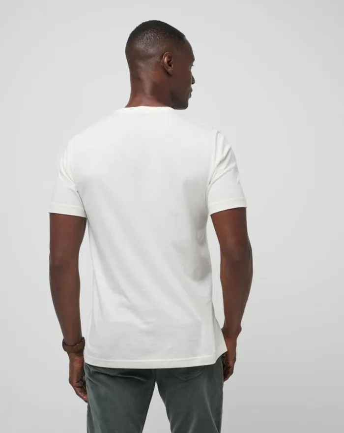 TravisMathew BY THE DOCK TEE Vanilla Ice Men Tees TravisMathew BY THE DOCK TEE Vanilla Ice Men Tees
