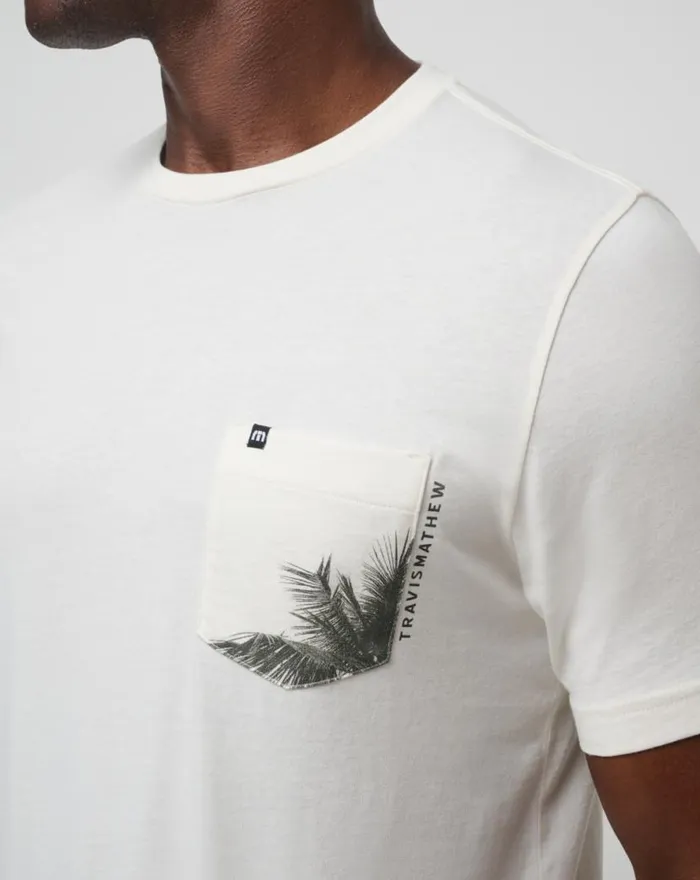 TravisMathew BY THE DOCK TEE Vanilla Ice Men Tees TravisMathew BY THE DOCK TEE Vanilla Ice Men Tees