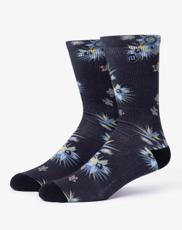 TravisMathew CLOSE CALL CREW CREW SOCK Black MenWomen Socks