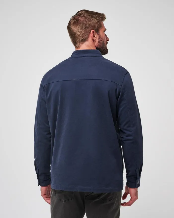TravisMathew CLOUD DENIM FULL ZIP Blue Nights Men Jackets TravisMathew CLOUD DENIM FULL ZIP Blue Nights Men Jackets