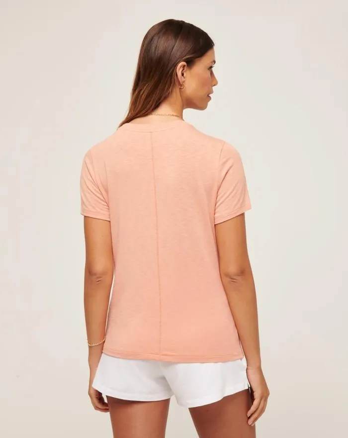 TravisMathew CLOUD JERSEY TEE Canyon Sunset Women Tees TravisMathew CLOUD JERSEY TEE Canyon Sunset Women Tees