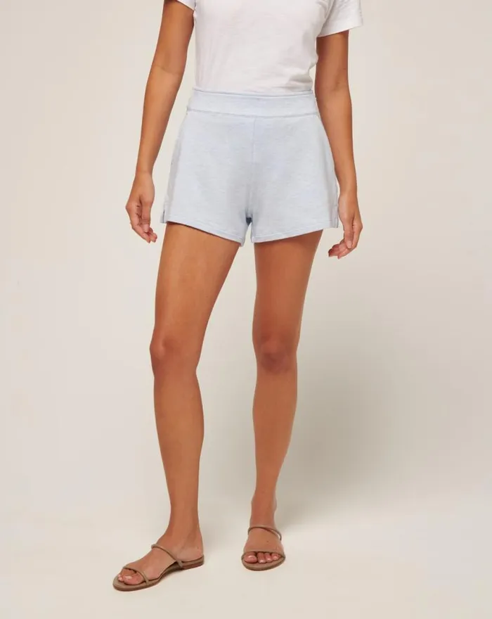 TravisMathew CLOUD TERRY SHORT Heather Kentucky Blue Women Shorts