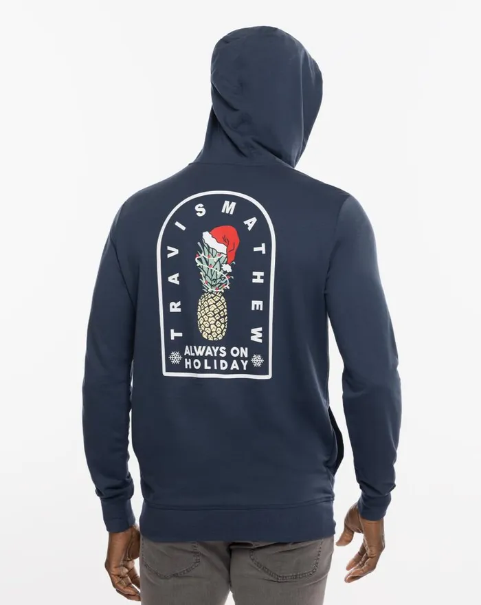 TravisMathew DONT CRY HOODIE Mood Indigo Men Hoodies and Sweatshirts
