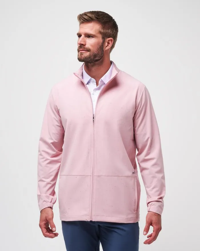 TravisMathew GOING OFF FULL ZIP Heather Blush Men Jackets