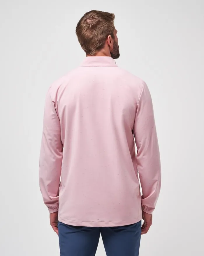 TravisMathew GOING OFF FULL ZIP Heather Blush Men Jackets