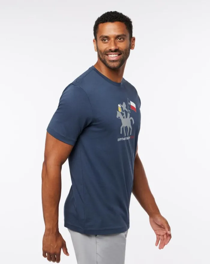 TravisMathew HOOT AND HOLLAR 20 TEE Blue Nights Men Tees
