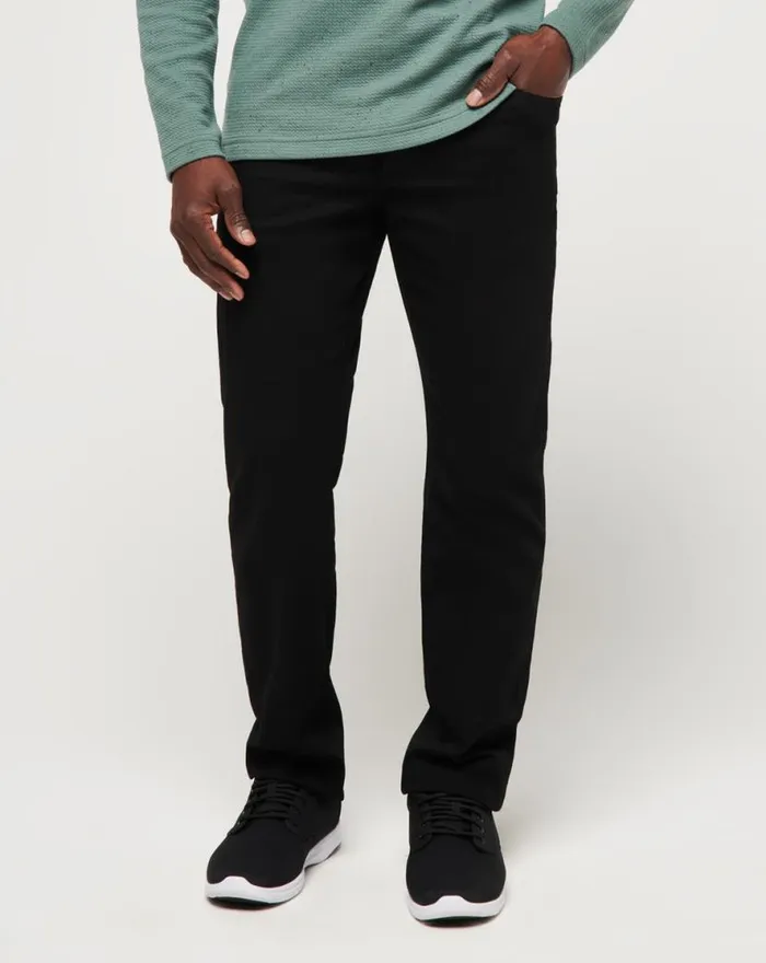 TravisMathew LEGACY FEATHERWEIGHT JEANS Black Men Jeans