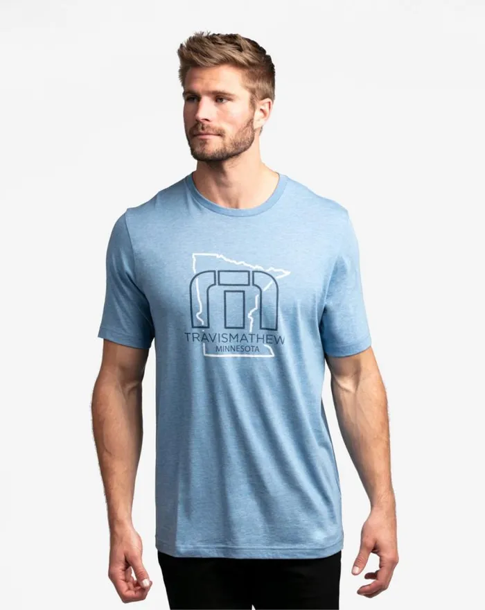 TravisMathew MONARCH 20 TEE Heather Allure Men Tees