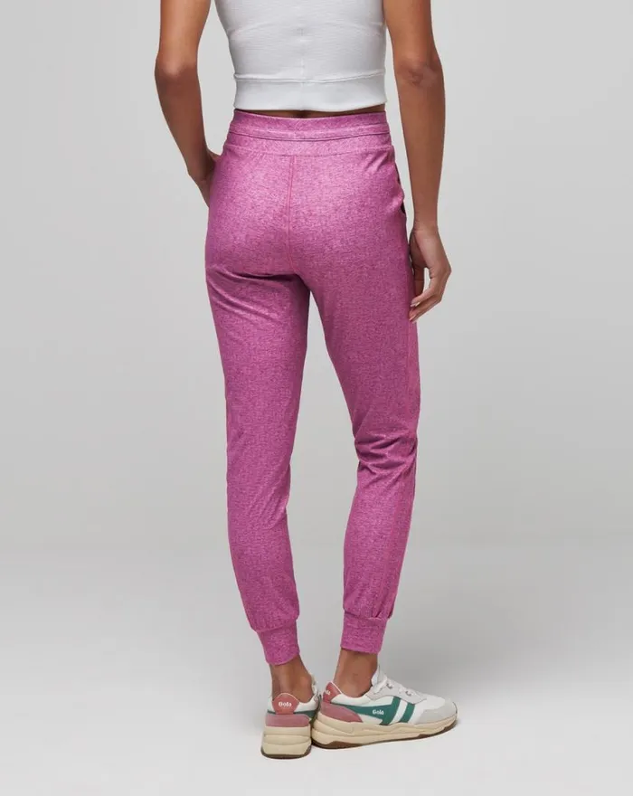 TravisMathew MOVEKNIT TIE JOGGER Heather Red Violet Women Pants TravisMathew MOVEKNIT TIE JOGGER Heather Red Violet Women Pants