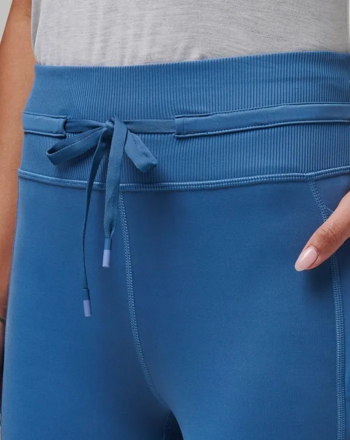 TravisMathew MOVEKNIT TIE LEGGING Moonlight Blue Women Pants TravisMathew MOVEKNIT TIE LEGGING Moonlight Blue Women Pants