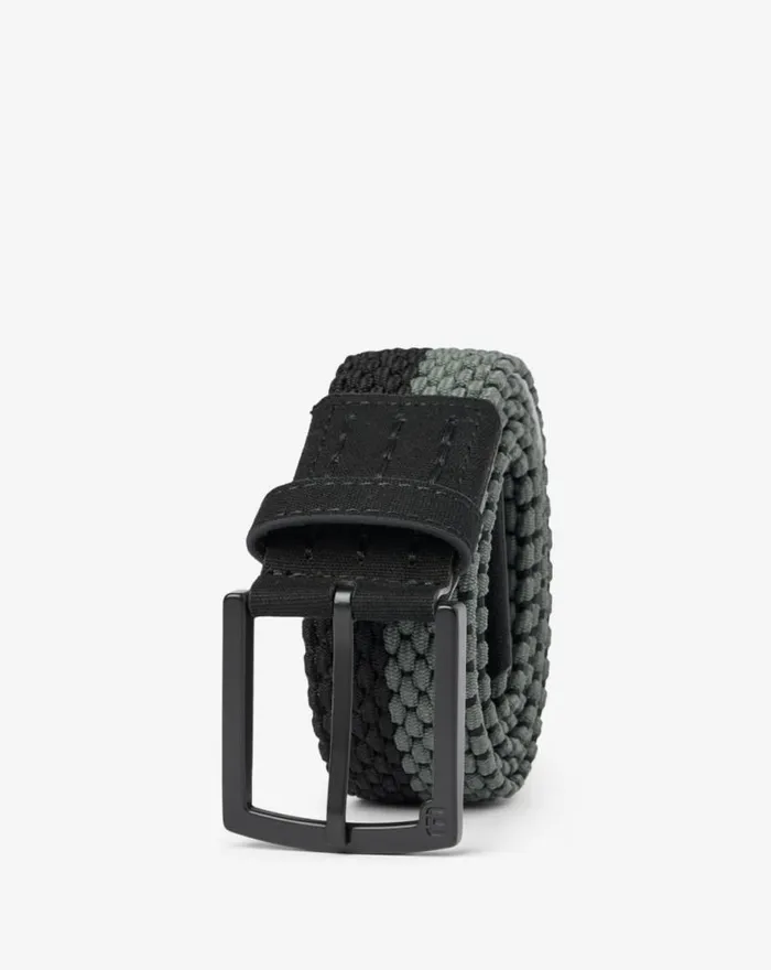 TravisMathew NOON HEAT STRETCH WOVEN BELT Dark Olive MenWomen Belts