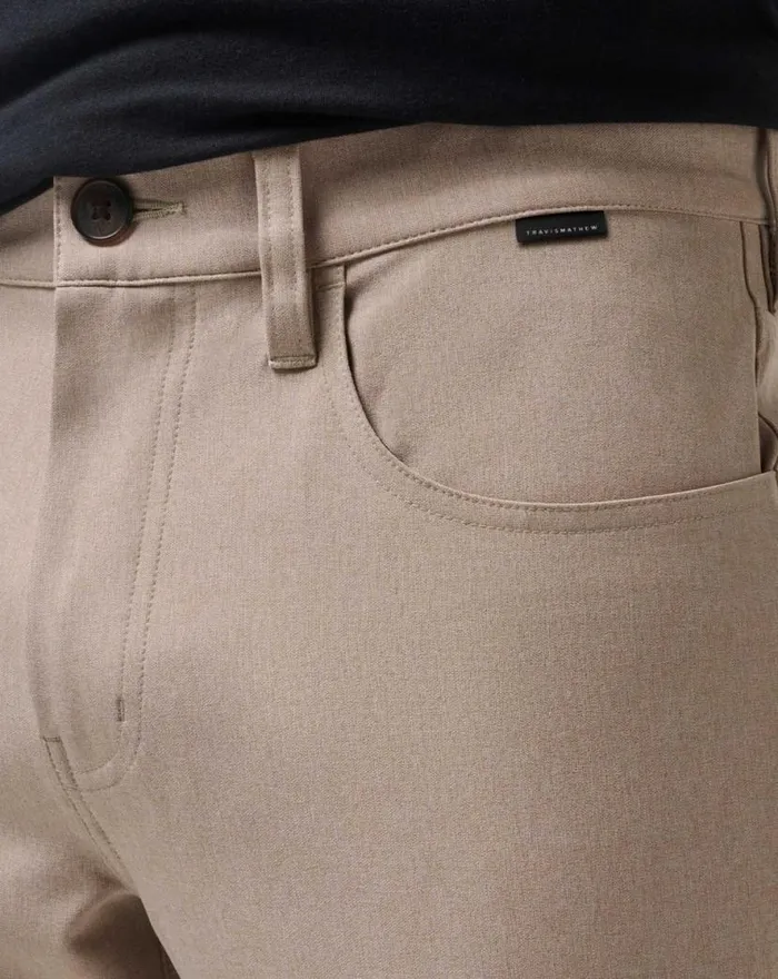 TravisMathew OPEN TO CLOSE PANT Heather Khaki Men Pants TravisMathew OPEN TO CLOSE PANT Heather Khaki Men Pants