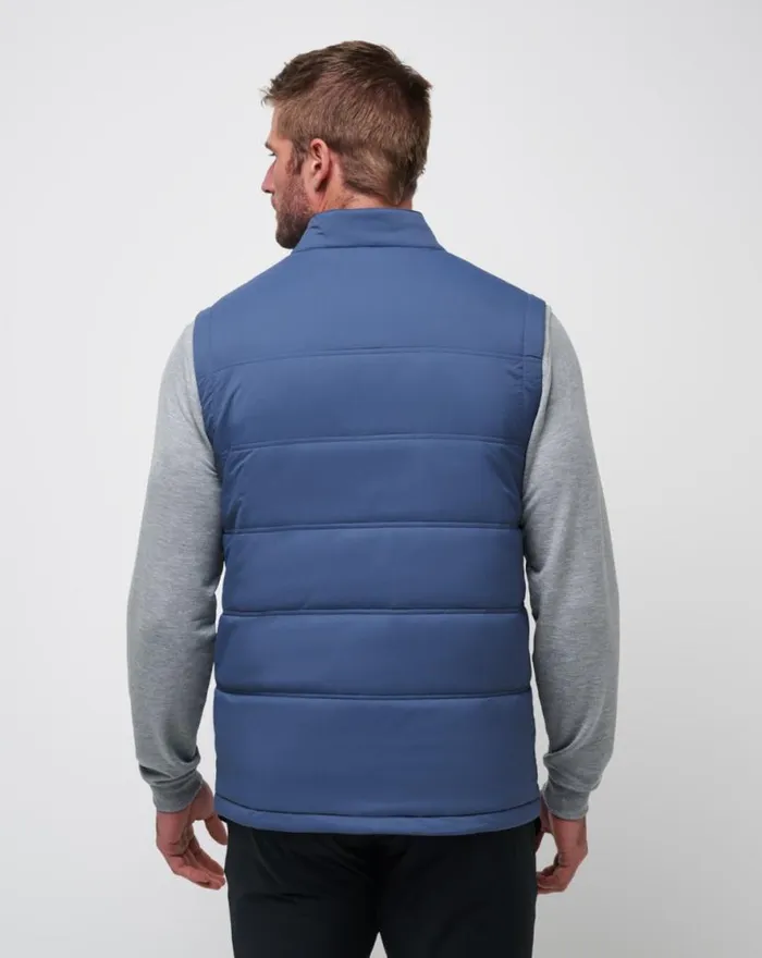 TravisMathew PALISADES PUFFER VEST Navy Men Vests TravisMathew PALISADES PUFFER VEST Navy Men Vests