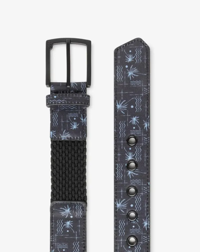 TravisMathew PALMWOOD CANVAS STRETCH BELT Black MenWomen Belts