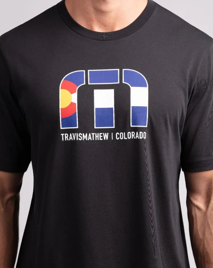 TravisMathew RED ROCKS 20 TEE Black Men Tees