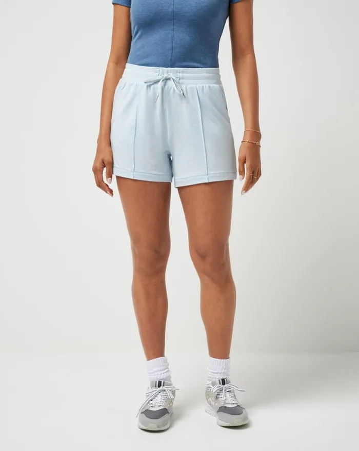 TravisMathew SALT IN THE AIR CLOUD FRENCH TERRY SHORT Heather Baby Blue Women Shorts