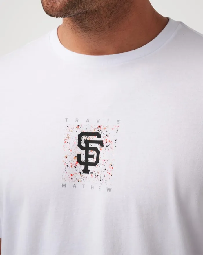 TravisMathew SAN FRANCISCO GIANTS IN THE DUGOUT TEE White Men Tees