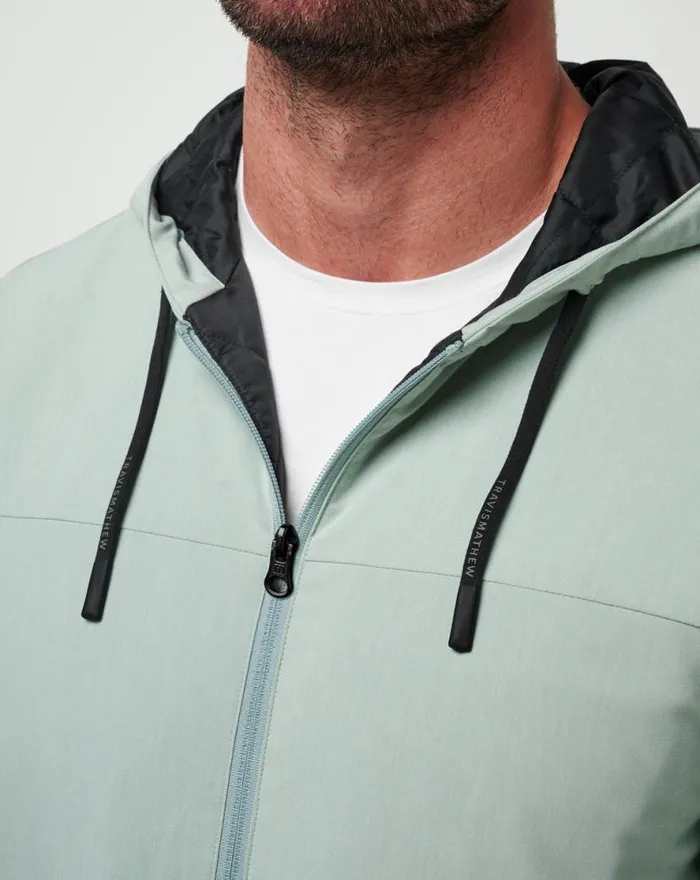 TravisMathew SCENIC ROAD JACKET Jadeite Men Jackets