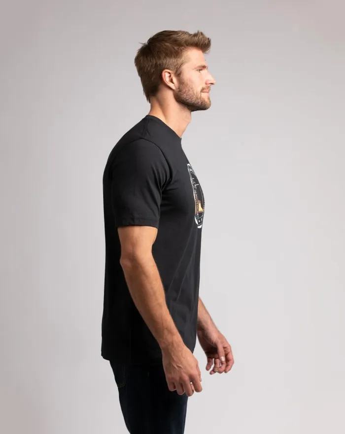 TravisMathew SEGO LILY TEE Black Men Tees TravisMathew SEGO LILY TEE Black Men Tees