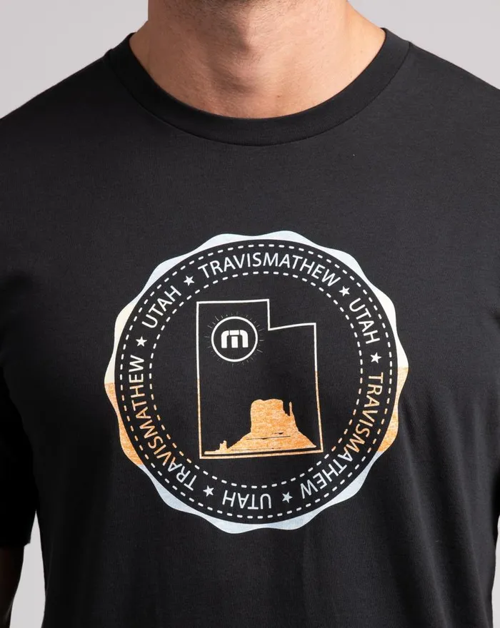 TravisMathew SEGO LILY TEE Black Men Tees TravisMathew SEGO LILY TEE Black Men Tees