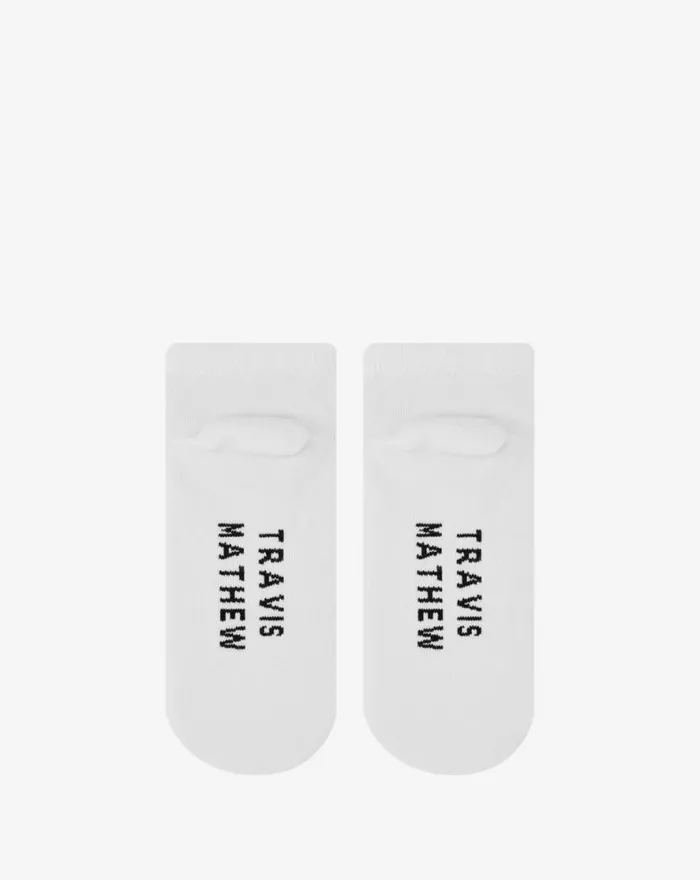 TravisMathew SHORTY SMALLS 20 ANKLE SOCK White MenWomen Socks