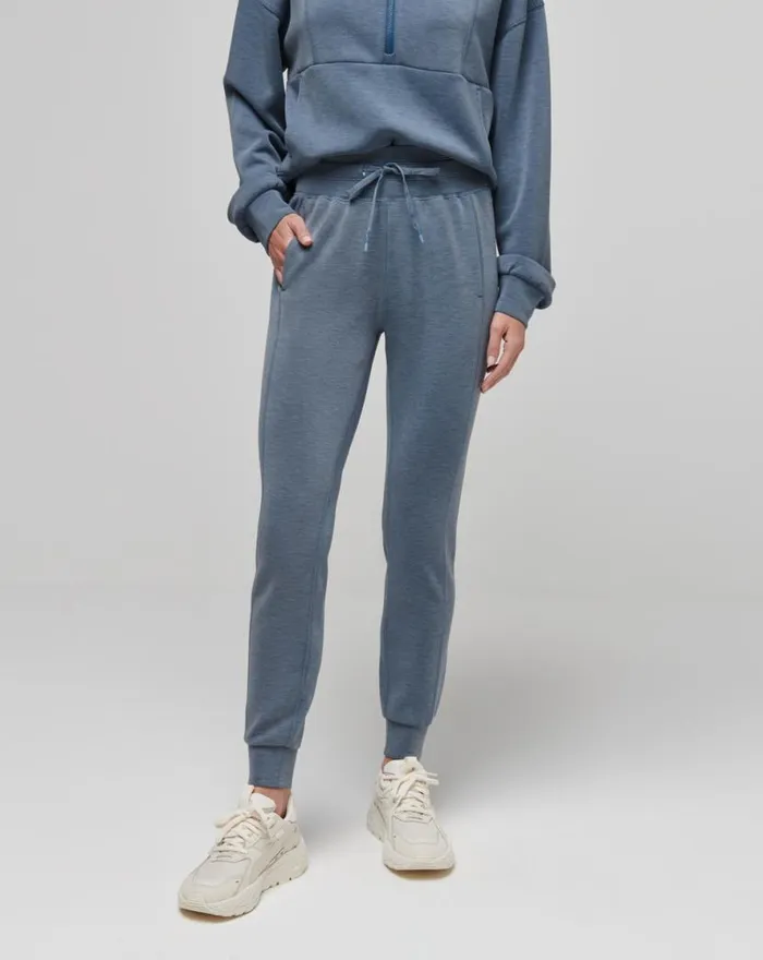 TravisMathew SKYLOFT SOFT JOGGER Heather Moonlight Blue Women Pants