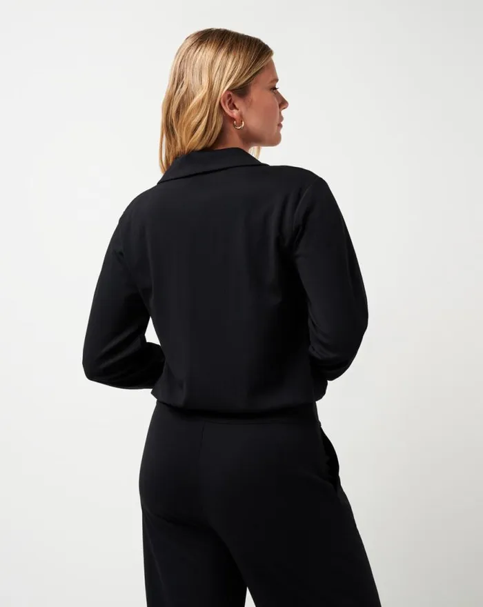 TravisMathew SPA DAY FRIDAY PONTE TOP Black Women Shirts and Tops