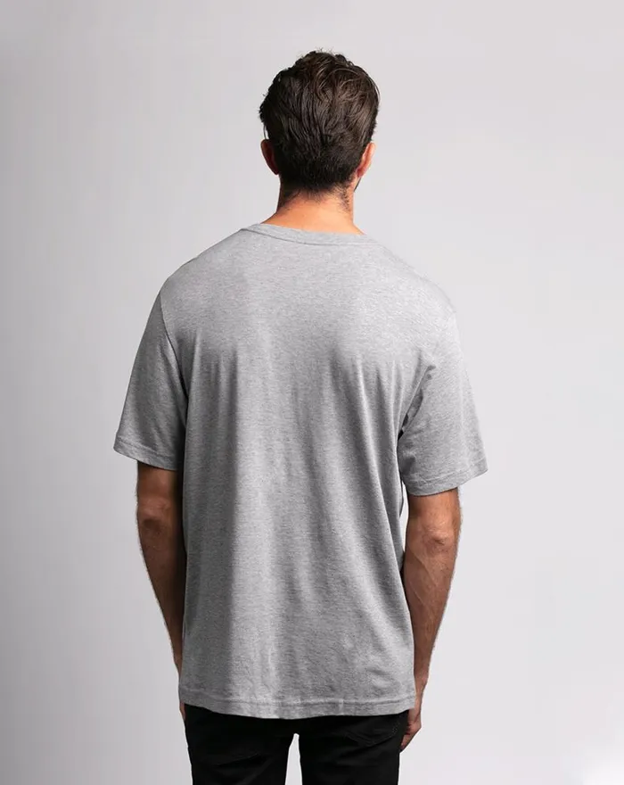 TravisMathew THE CASEY TEE Heather Grey Men Tees TravisMathew THE CASEY TEE Heather Grey Men Tees