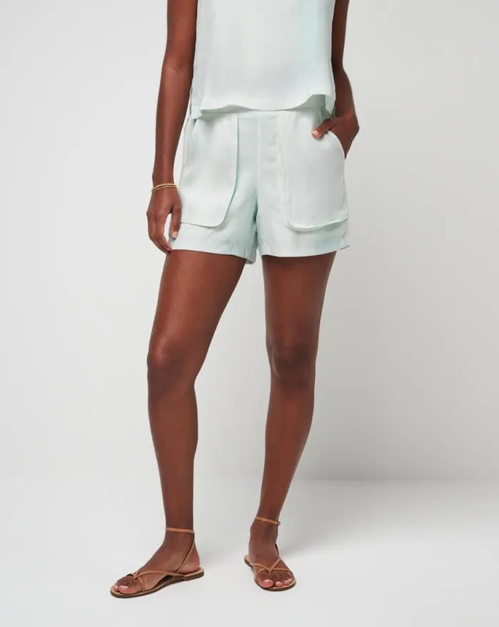TravisMathew TROPIC WINDS SHORT Dusty Aqua Women Shorts