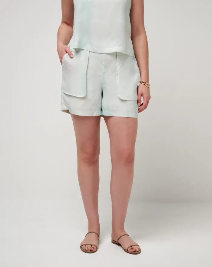 TravisMathew TROPIC WINDS SHORT Dusty Aqua Women Shorts TravisMathew TROPIC WINDS SHORT Dusty Aqua Women Shorts