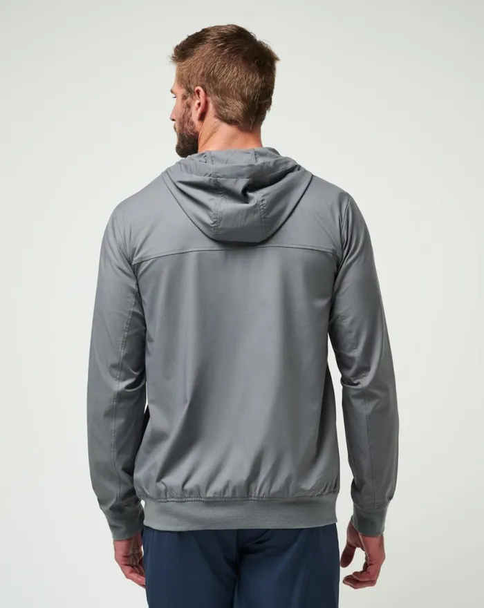 TravisMathew WANDERLUST HOODIE Quiet Shade Men Jackets TravisMathew WANDERLUST HOODIE Quiet Shade Men Jackets