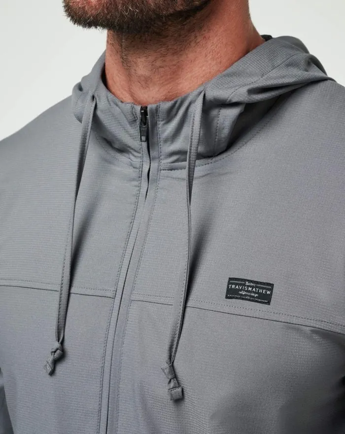 TravisMathew WANDERLUST HOODIE Quiet Shade Men Jackets TravisMathew WANDERLUST HOODIE Quiet Shade Men Jackets