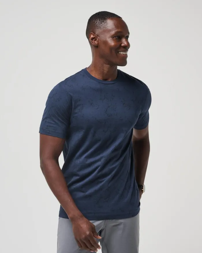 TravisMathew WARMER TIDES TEE Total Eclipse Men Tees