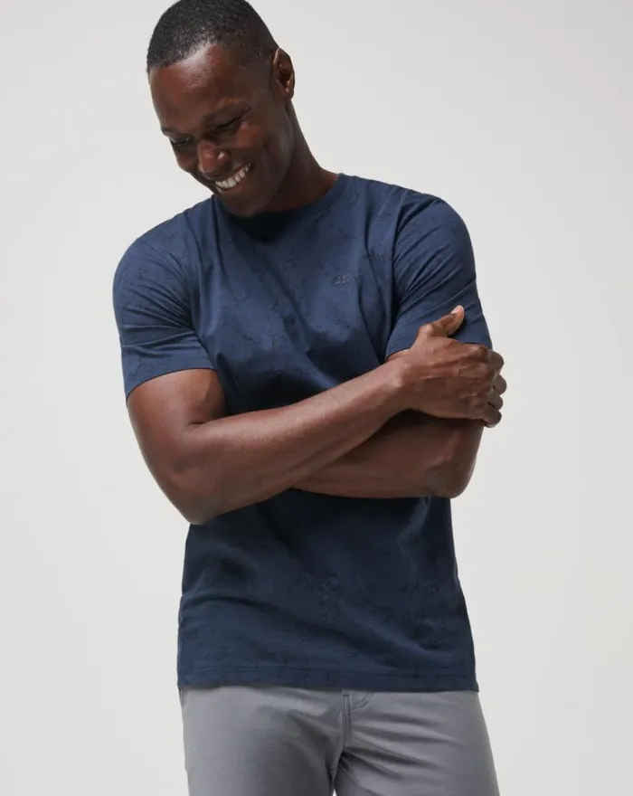 TravisMathew WARMER TIDES TEE Total Eclipse Men Tees