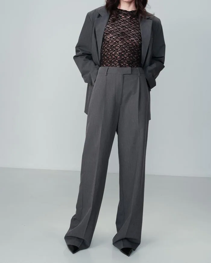 TROUSERS ANTHRACITE NOCTURNE Shop Grace and Mila Tailored Trousers