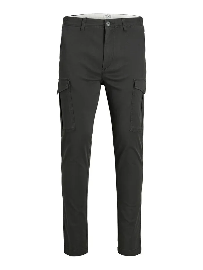 Trousers JACK and JONES Junior BOYS MARCO JOE CARGO TROUSERS Black Black