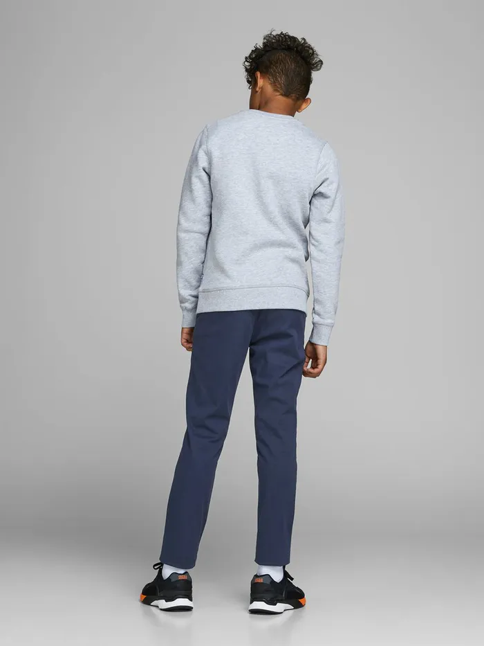 Trousers JACK and JONES Junior BOYS SLIM FIT CHINOS Blue Navy Blazer