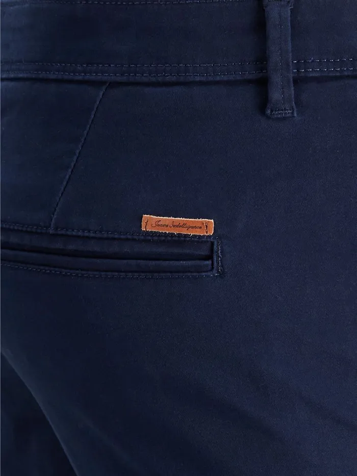 Trousers JACK and JONES Junior BOYS SLIM FIT CHINOS Blue Navy Blazer