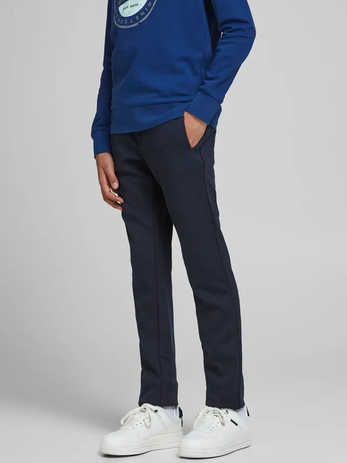 Trousers JACK and JONES Junior BOYS VEGA TROUSERS Blue Navy Blazer