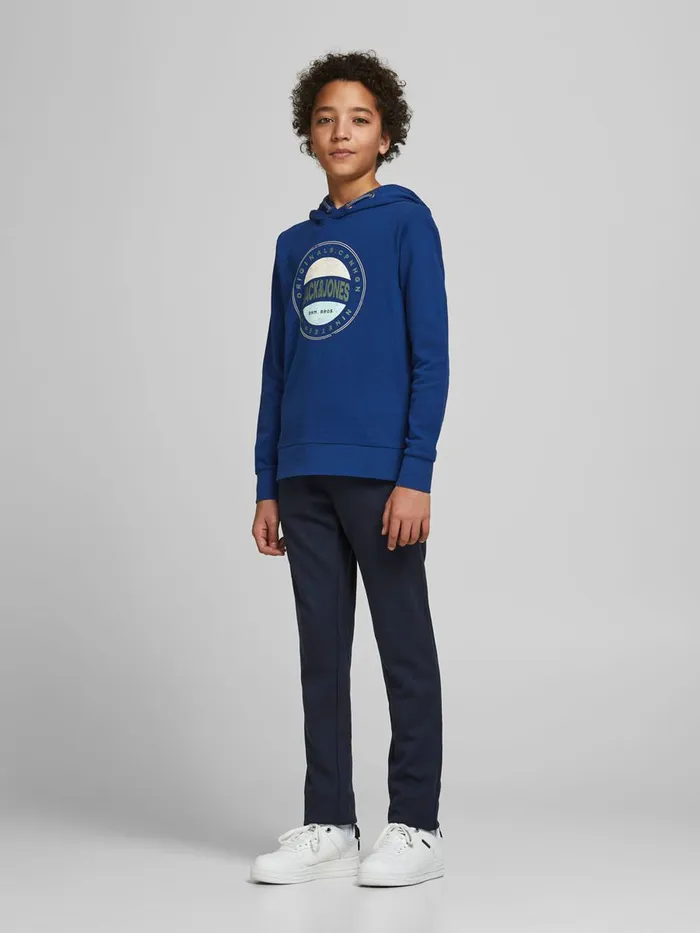 Trousers JACK and JONES Junior BOYS VEGA TROUSERS Blue Navy Blazer
