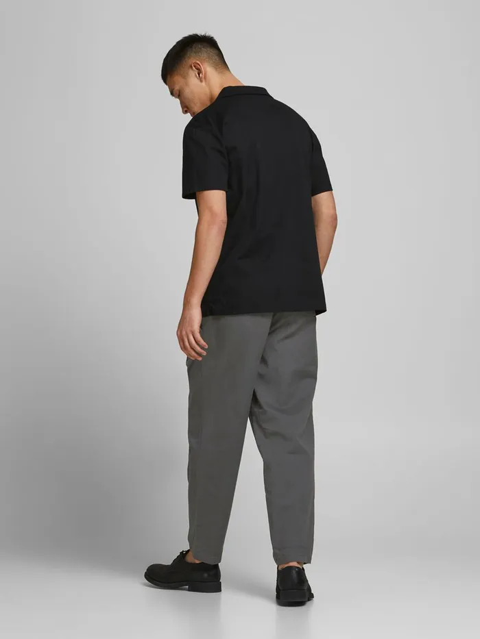 Trousers JACK and JONES Mens BILL RICO AKM CHINOS Grey Asphalt
