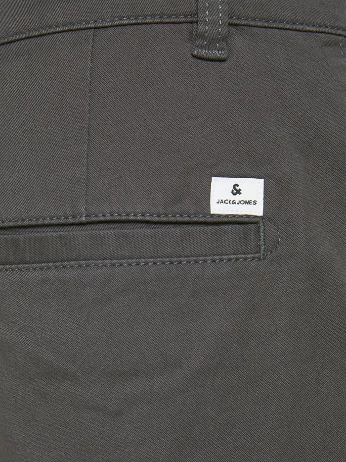 Trousers JACK and JONES Mens BILL RICO AKM CHINOS Grey Asphalt