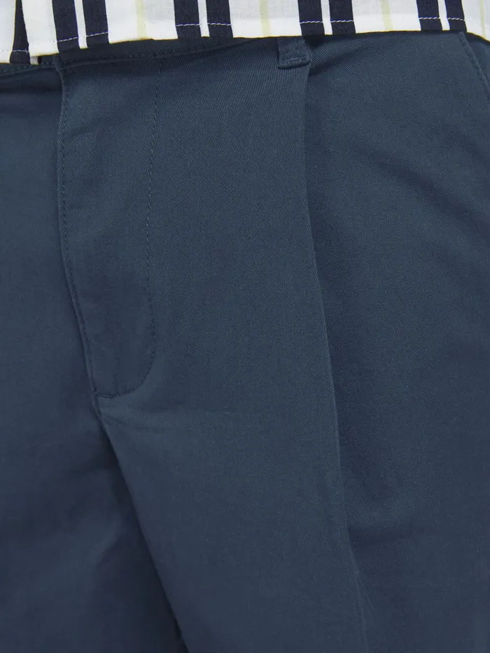 Trousers JACK and JONES Mens BILL RICO CROPPED AKM CHINOS Blue Navy Blazer