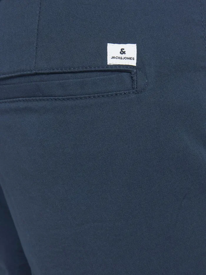 Trousers JACK and JONES Mens BILL RICO CROPPED AKM CHINOS Blue Navy Blazer