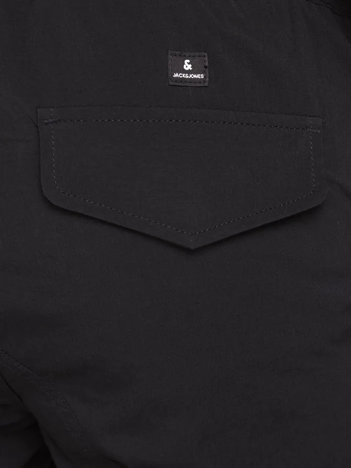 Trousers JACK and JONES Mens CARGO SWEATPANTS Black Black On Sale