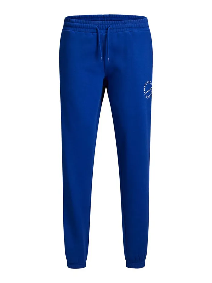 Trousers JACK and JONES Mens COMFORT FIT SWEATPANTS Blue Surf the Web Popular